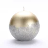 New Design Shining Christmas Ball Candles In Gift Package
