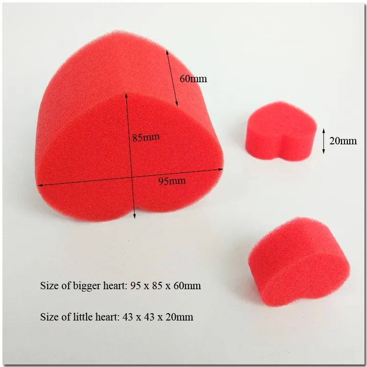 small and bigger red sponge hearts.jpg