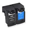 Remanufactured refilled printer ink cartridge for Canon PG-810 811 ink cartridges