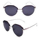 2019 fashion ladies women sunglasses round sun glasses with logo