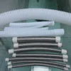 Convoluted PTFE Hose with stainless steel wire braid