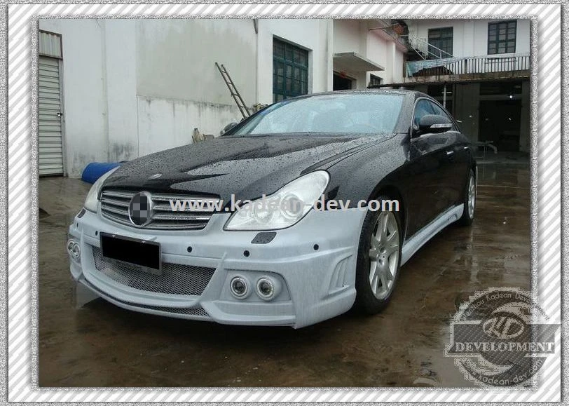W219 CLS WLD STYLE FRONT BUMPER FRP FIBER GLASS