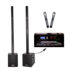Rechargeable wireless speakers with mics speaker