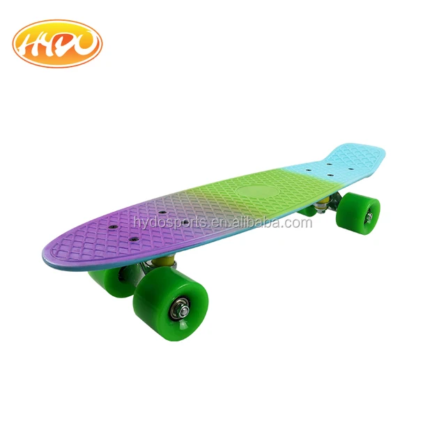 High quality 22 x 6 Inch Mini Cruiser plastic fish skateboard made in China
