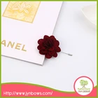 Wholesale Fashion Custom Fabric Rose Flower Brooch Men's Lapel Pins