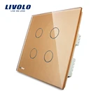 4 gang 3/4 way dimmer plate socket and touch wall switch and socket