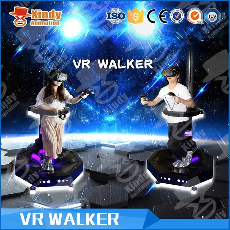 2016 CE Newest HTC VR WALKER realidad virtual simulador vibrating vr simulator