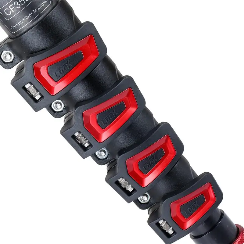 Hot selling portable monopod Cayer CF35DVH4 video monopod have 5 Sections carbon fiber monopod legs, Black +red
Hot selling portable monopod Cayer CF35DVH4 video monopod have 5 Sections carbon fiber monopod legs, Black +red