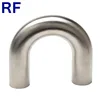 RF Sanitary Stainless Steel 304 316L Pipe Fitting Welded U type Elbow