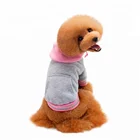 Adjustable Dog Hoodie Dog Hooded Sweatshirt Pet Sweater with Contrasting Colors