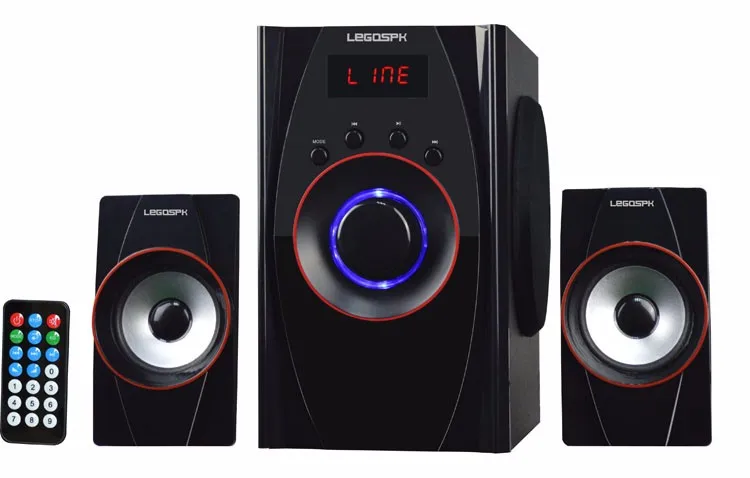 Good price and perfect sound 2017 indoor surround sound speaker,2.1 multimedia home theater speaker system with bt - ANKUX.COM