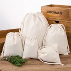 Promotional Own Design Printed Cotton Drawstring Pouch Bag