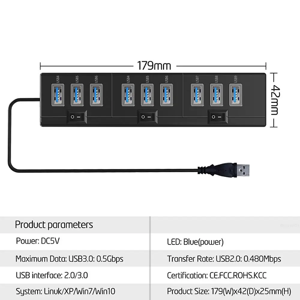 3.0 10 port-1