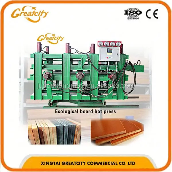 Ton Mdf Board Short Cycle Laminating Press For Melamine Paper/wood 