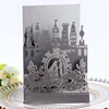 Hot Sale Wholesale Pure White 3D Invitation Card Wedding Marriage Supplies