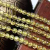 Wholesale loose gemstone grade high quality natural round Gold Rutilated Quartz beads