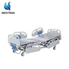 BT-AM101 with 3 crank Central-controlled silent wheels cheap manual hospital bed clinic used manual hospital bed for sale