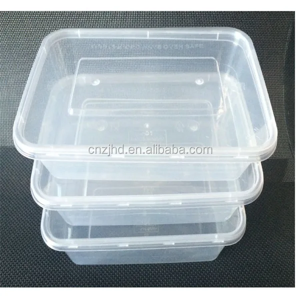 Plastic storage stackable food container set