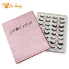 China factory supplier hotseling custom lashes book private label 16 pair lashes packaging eyelash book