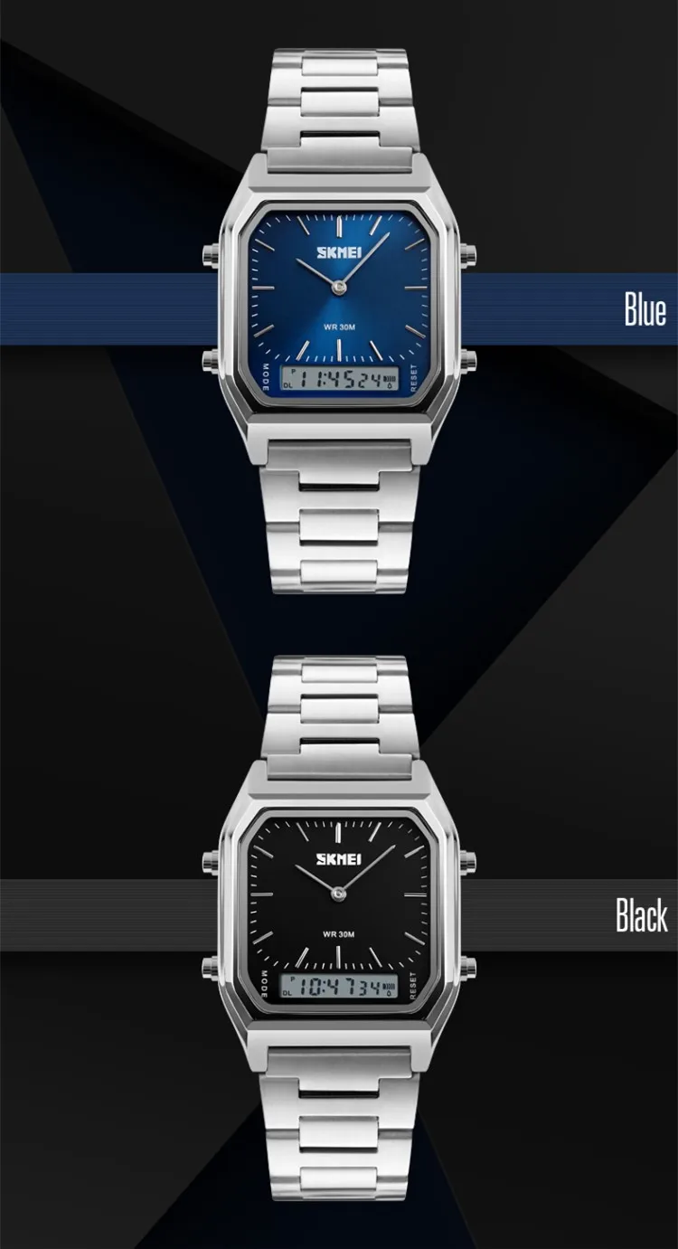 Rose gold metal band led dress wristwatch luxury armbanduhr herren high quality watch