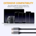 Charging 3A USB C To C Cable 60W PD Fast Charging Transfer Nylon Braided Cord