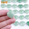 Bulk Wholesale Natural Tumbled Green Aventurine Crystal Heart Healing Chakra Stone For Wedding Gift
