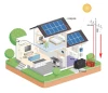 Pure Sine 5kw Off-grid Home Solar Power 5000w Off Grid Solar System