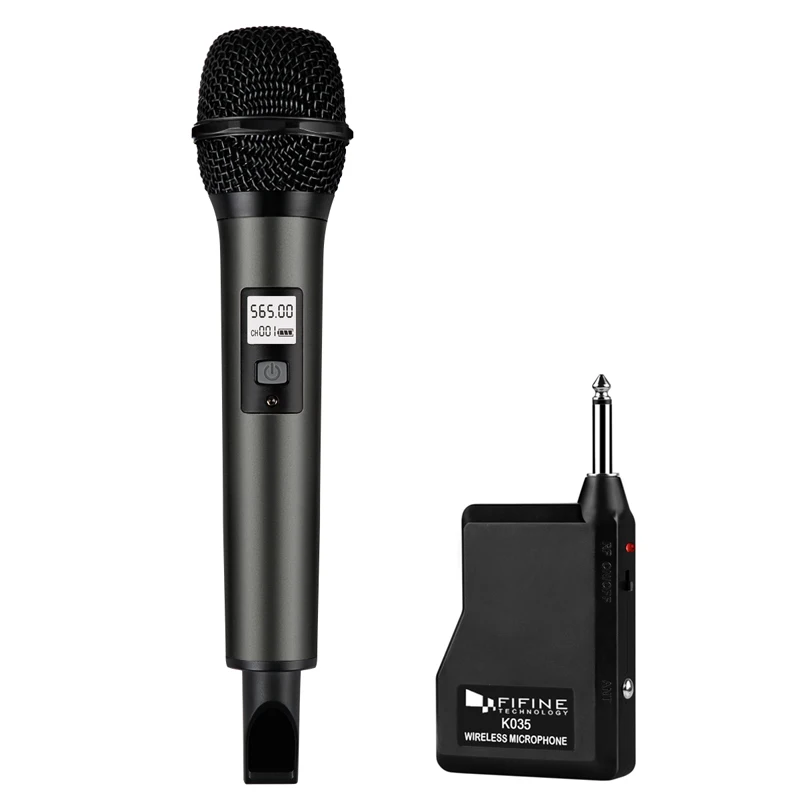 Fifine Professional Conference Microfono UHF Wireless Handheld Microphone, N/a
Fifine Professional Conference Microfono UHF Wireless Handheld Microphone, N/a