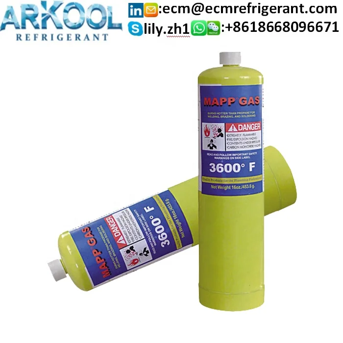 Mapp Gas ( Also supply refrigerants gas r134a, r404a ,r410a,r507c,ect. )