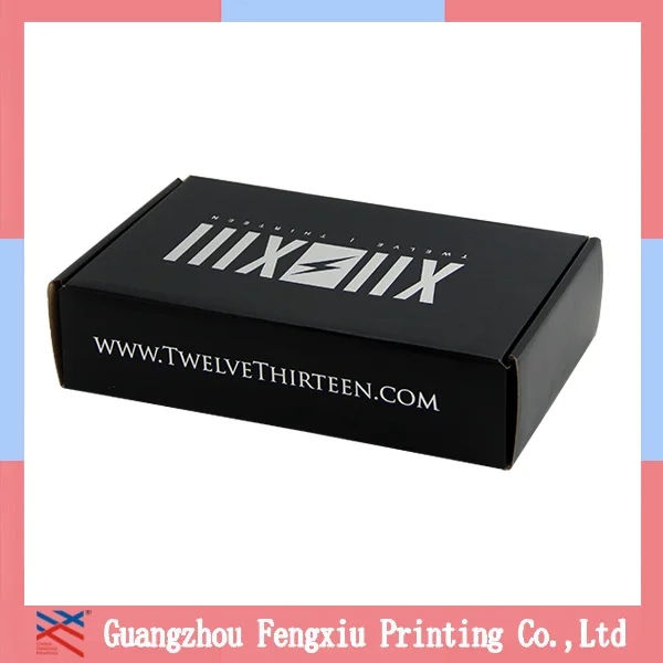 full color printing corrugated empty small gift box packaging