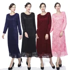 Hot Sale Long Shirts Kaftan Dress Caftan Marocain Lace Niqab Abaya Muslim Dresses For Women