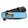 4.3Inch G-sensor car black box hd 1080p 2ch rear mirror dash cam
