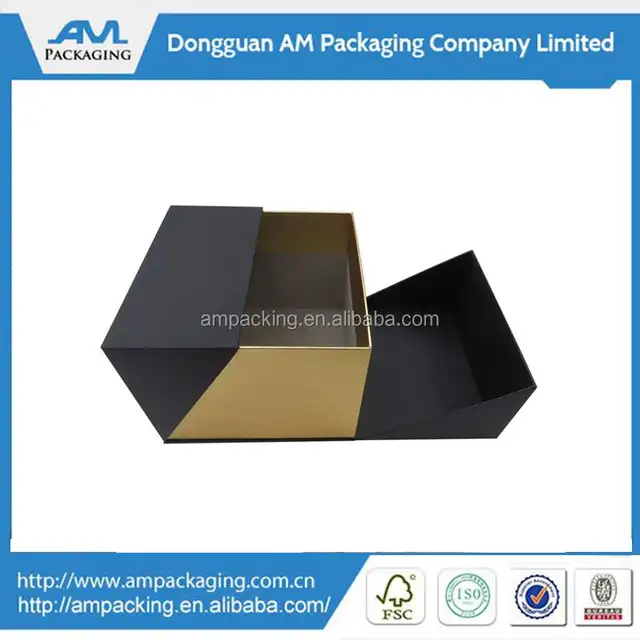 magnetic closure 2 door style clothes packaging gift hamper box