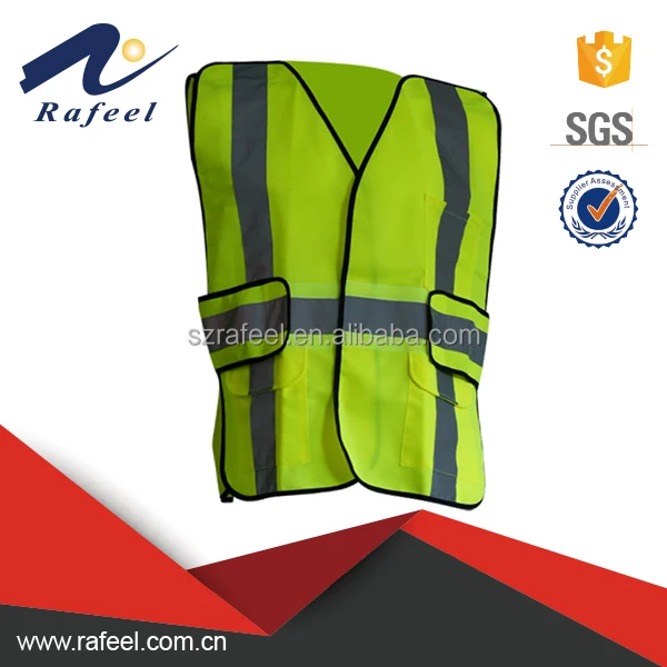 wholesale mens reflective safety vest with pocket