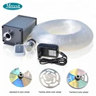 Decorative twinkle fiber optic light for DIY ceiling lighting