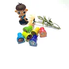 Round Multicolor Fun Animal Child DIY Scrapbook Kids Stamp Cartoon Rubber Stamps Scrapbooking Reward Toy