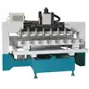 4 axis 8 spindles motor cnc router engraver machine for sale