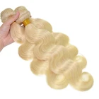 wholesale mink brazilian hair 613 blonde raw virgin hair with closure
