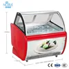 Tempered glass chiller refrigerator cabinet feezer ice cream display showcase cabinet