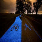 solar-changed stone glows in the dark