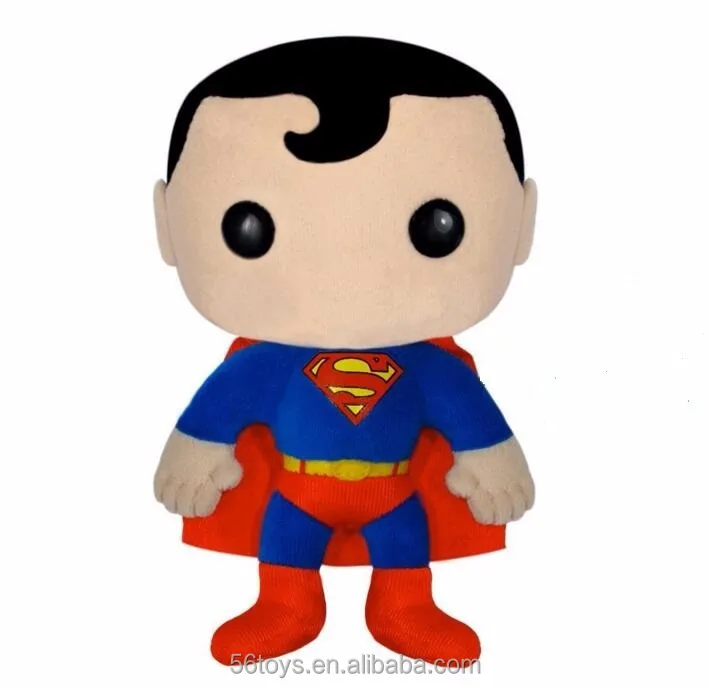 cute superman plush toys custom super hero spider man toys