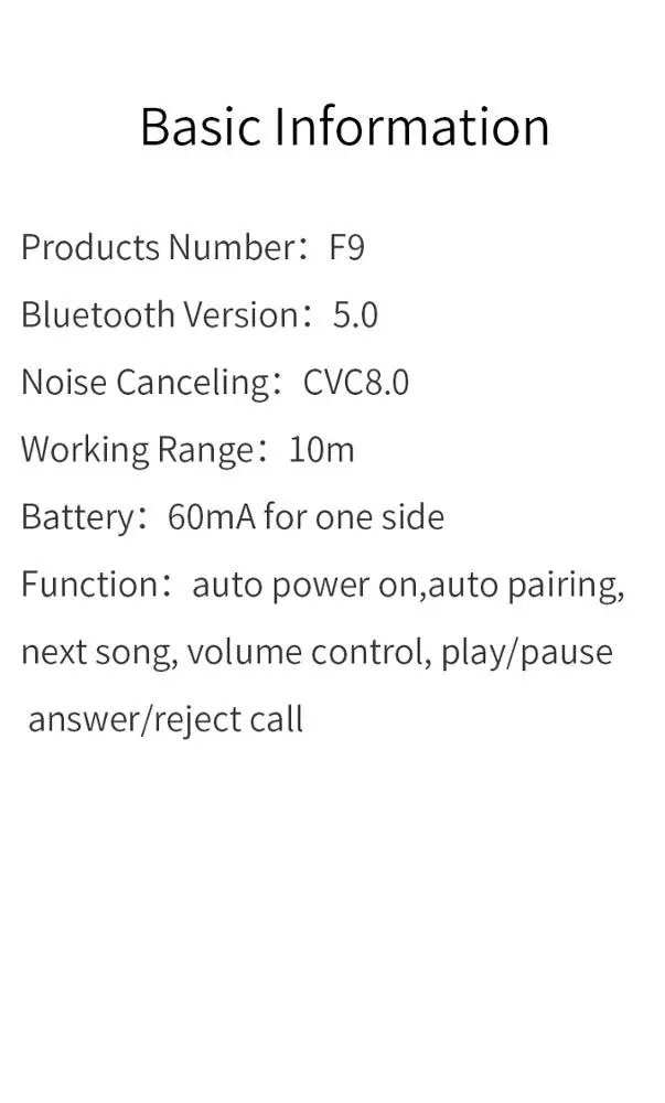 Wireless bluetooth v5.0 Earbuds Pull-out Waterproof Charging Compartment headphone for IOS & Android Phone - ANKUX.COM