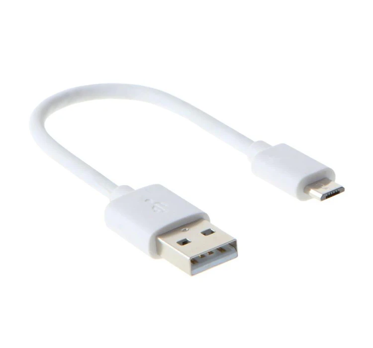 15CM high speed short USB 2.0 A Male to Micro B Triple Shielded Cable - ANKUX.COM