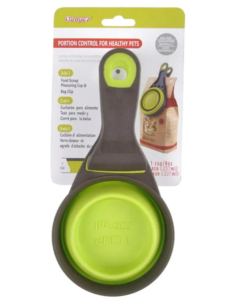 wholesale 3 in 1 Multifunctional Dog silicone food scoop with collapsible measuring cup and bag clip
wholesale 3 in 1 Multifunctional Dog silicone food scoop with collapsible measuring cup and bag clip