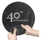 Cheap Customize Frisbee Foldable Terylene Children Hand Fan