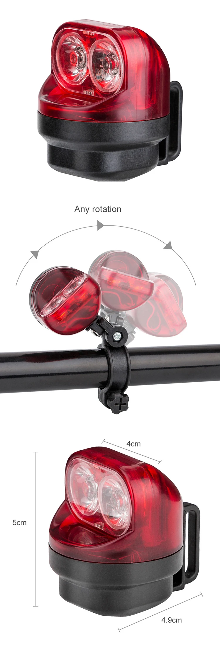 Bicycle dynamo light set