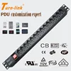Switzerland type PDU socket for network server cabinet /rack.