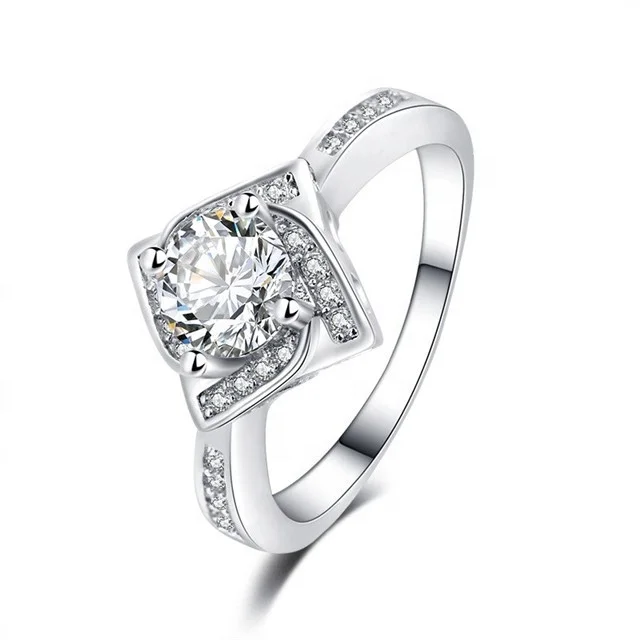 Fashion Jewelry Square Flower Rose Design Wedding Engagement Rings for Women Fine Bijoux Femme Wedding Band
Fashion Jewelry Square Flower Rose Design Wedding Engagement Rings for Women Fine Bijoux Femme Wedding Band