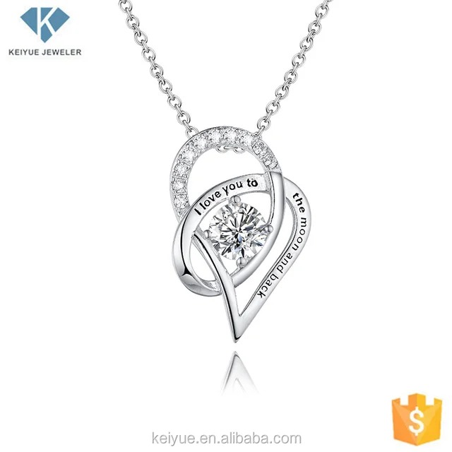valentine day gift engraved alphabet letter love word charms