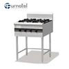 Hot Sale Stand Industrial China Stainless Steel Kitchen Heating 4 Burner Gas Cook Wok Stove